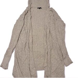 American Eagle Outfitters Gray Knit Cardigan